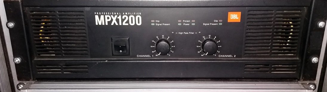JBL MPX1200 パワーアンプ　ヴィンテージアンプ　1200W×2(4Ω) JBL - JBL MPX1200 ジェービーエル ステレオパワーアンプ