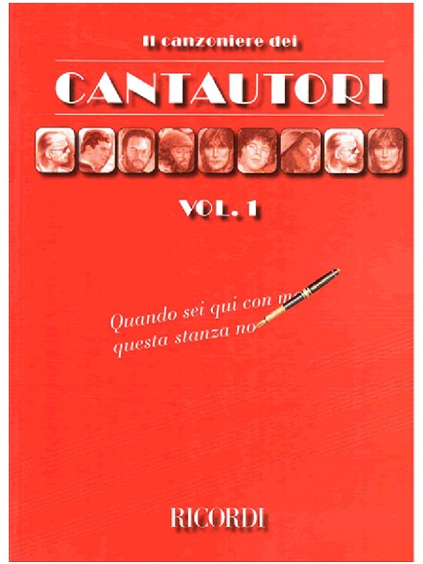 Il Canzoniere dei Cantautori testi con accordi Ricordi